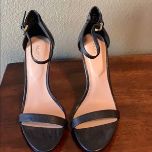 Black Aldo Heels